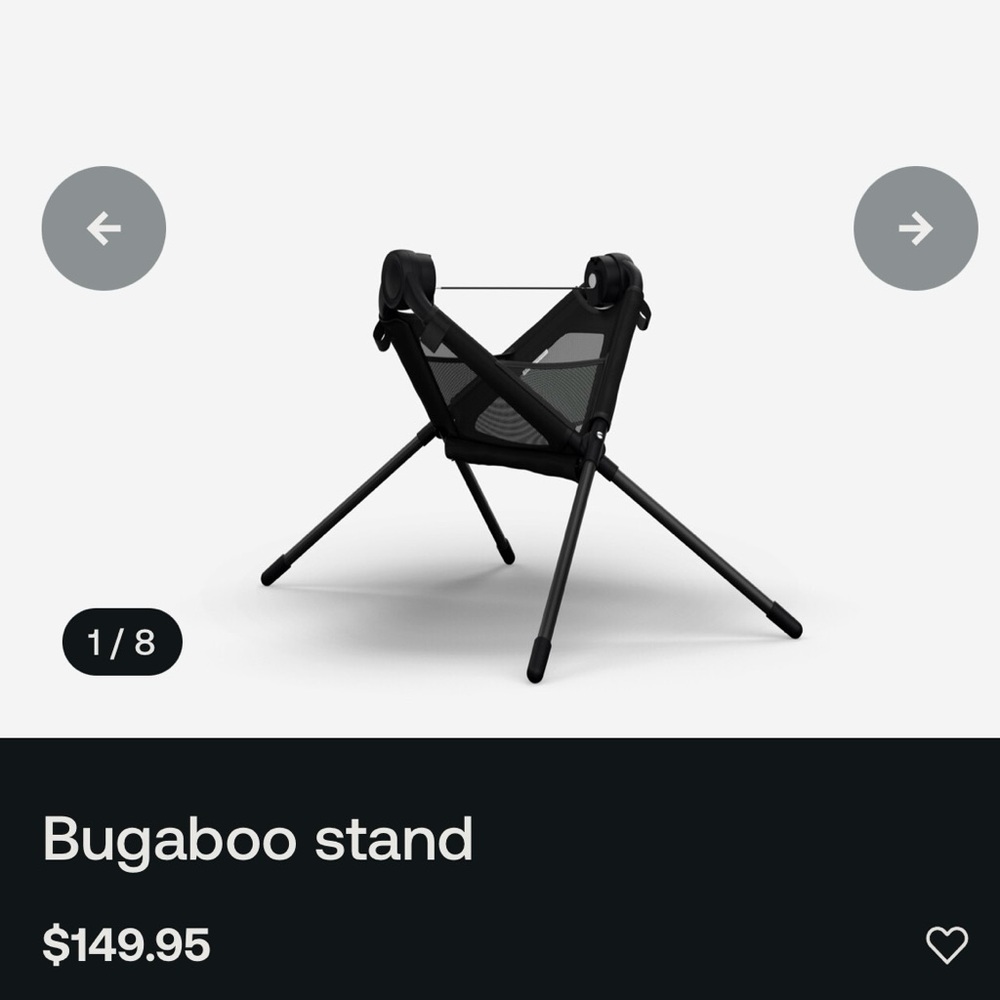 Black Bugaboo Stand
